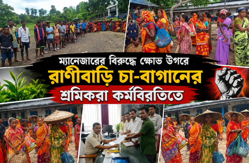 ম্যানেজারের বিরুদ্ধে ক্ষোভ উগরে রাণীবাড়ি চা-বাগানের&hellip;