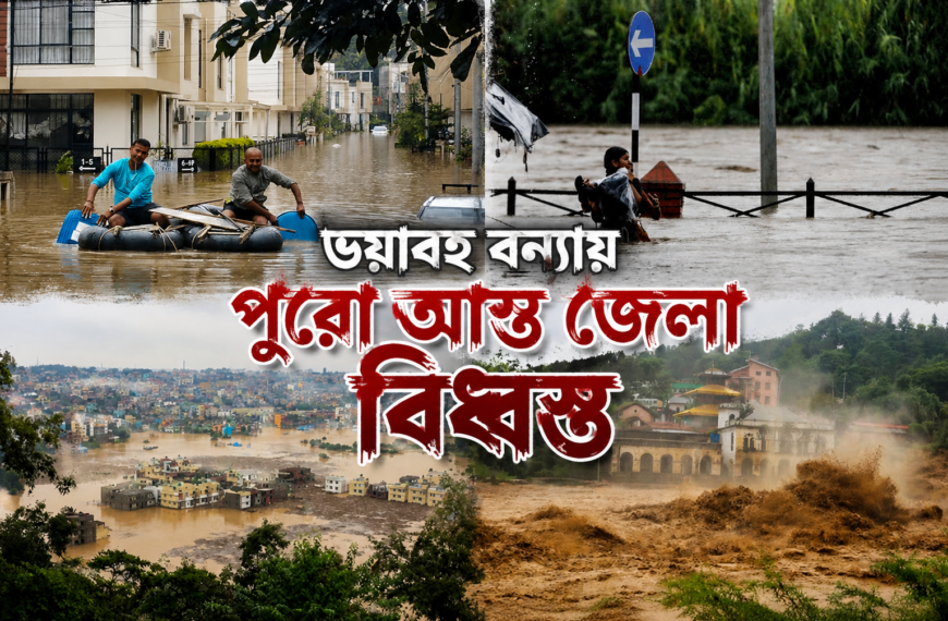 ভয়াবহ বন্যায় পুরো আস্ত…
