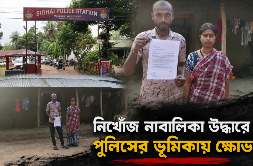 নিখোঁজ নাবালিকা উদ্ধারে পুলিসের ভূমিকায় ক্ষোভ