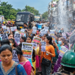 টেট উত্তীর্ণদের উপর ছোঁড়া হল জল কামান,পরে গ্রেপ্তার!