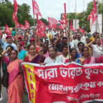 অন্য মেজাজে অন্নদাতাদের মিছিল দেখলো আগরতলা!