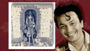 উত্তমকুমারের স্ত্রীর মুখের আদলে লক্ষ্মীর মূর্তি, ভোগে নায়কের&hellip;
