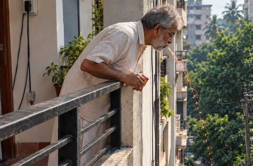 তিনতলার বারান্দায় দাঁড়িয়ে গুটখা খেয়ে পিক ফেলেছিলেন, বিদ্যুতের তারে থুতু পড়ায় মৃত্যু হল প্রৌঢ়ের!